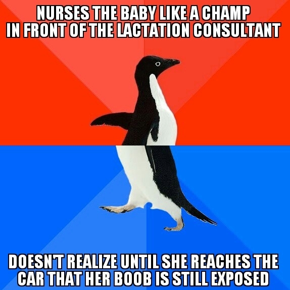 This happened to my awesome wife  at the first pediatrician appointment I still love and worship her