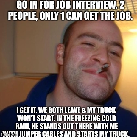 This happened today for a salary job of k a year