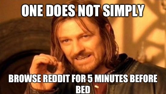 This happens every night