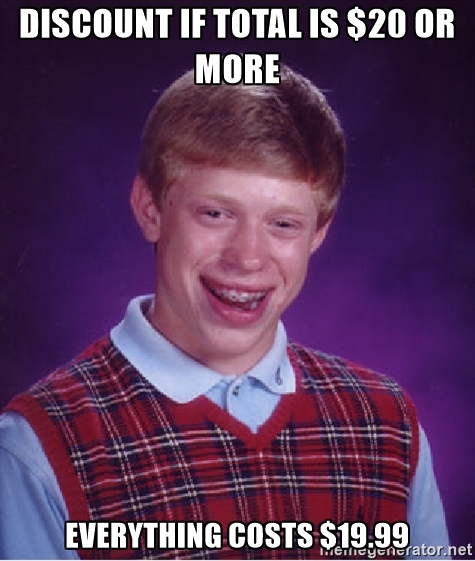 This has actually happened to me before