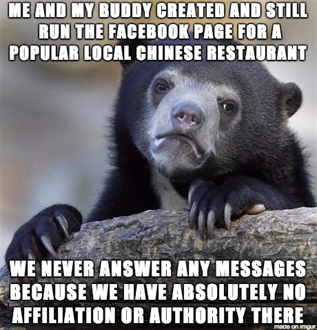 This has been going on for about  years I dont think the owners even know they have a Facebook page