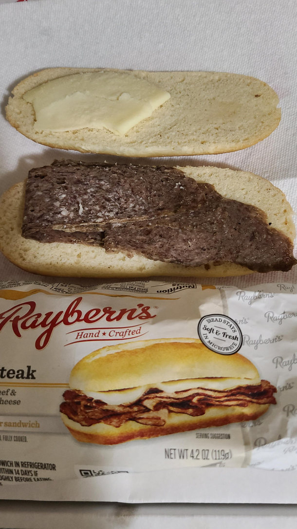This horrible sandwich that I wont eat I got things to do tomorrow