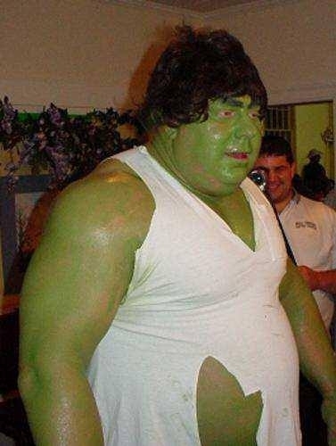 This Hulk looks a lot like Shrek