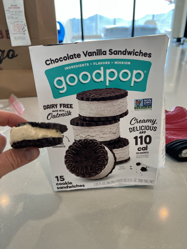 This ice cream sandwich