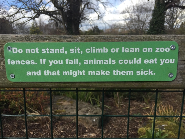 This Irish zoo sign