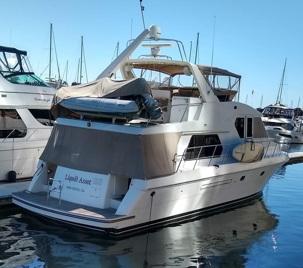 This ironically named boat has been for sale for the better part of a year