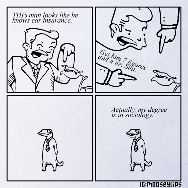 This is actually how it happened He was typecast