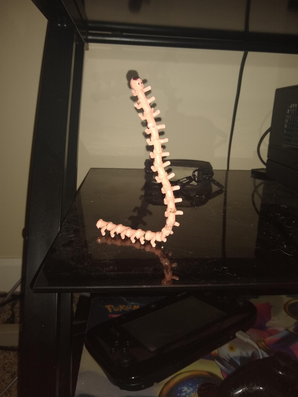 This is centipede baby my sister made this she might be a little bit of a psychopath