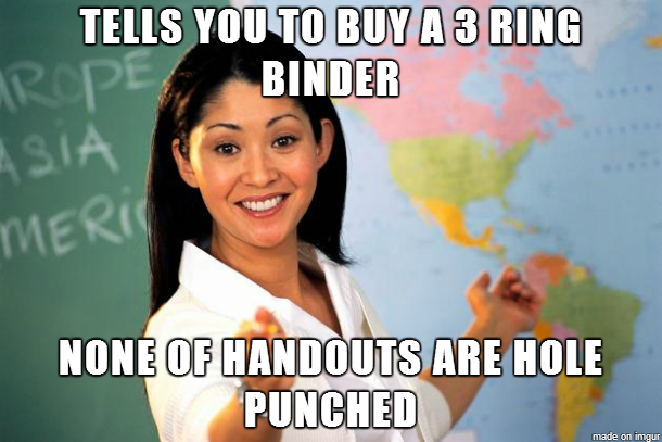 this is every teacher i ever had
