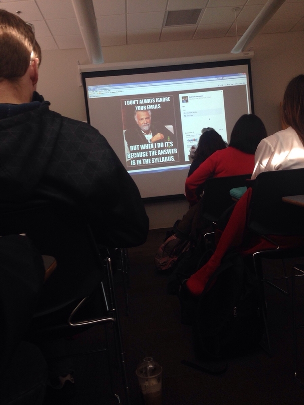 This is going to be an interesting semester