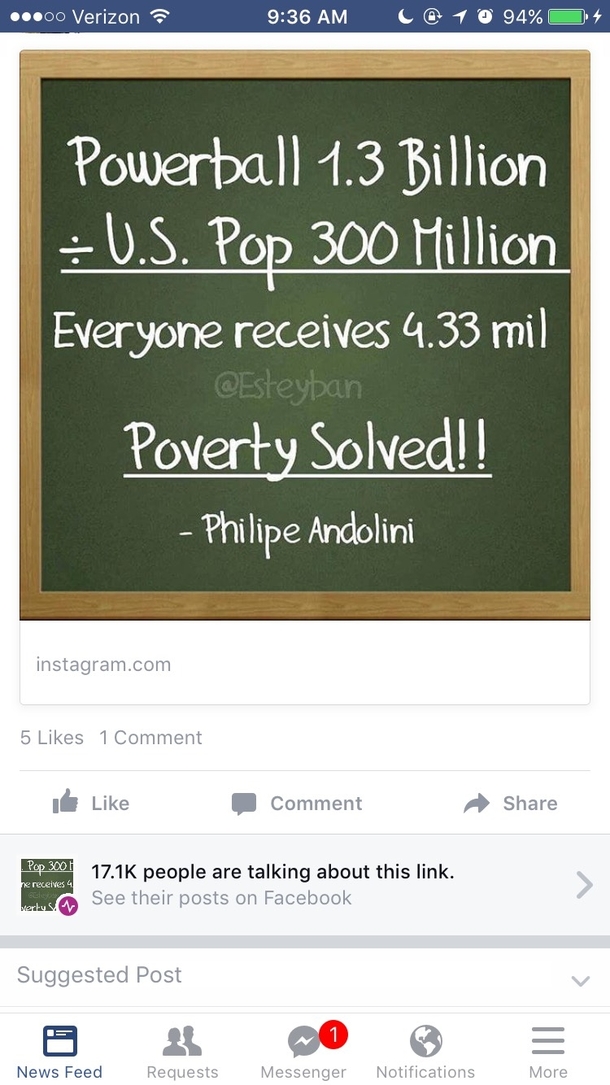 This is going viral on Facebook right now Apparently no one knows how to math