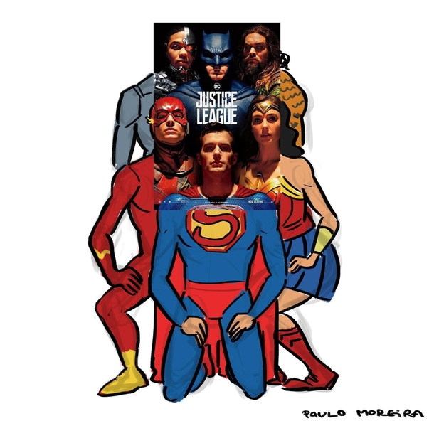 This is how the Justice League movie poster was taken