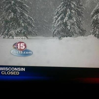 This is how you know the weather is bad