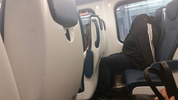 This is how you smoke weed on the train