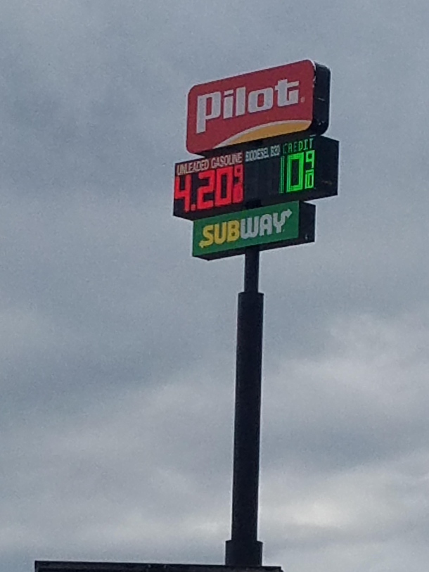 This is in a town called weed