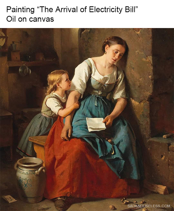 This is me every month