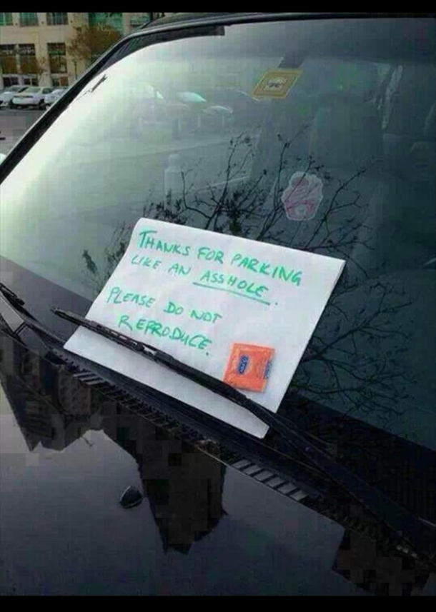 This is much better than a parking violation