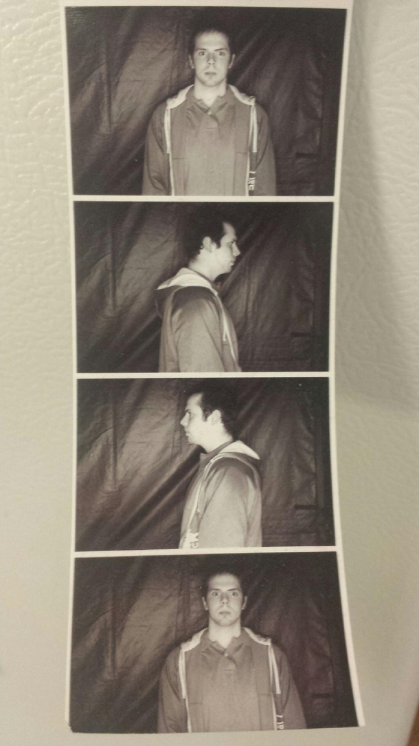 This is my friend Will He also doesnt understand photo booths