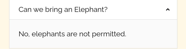 This is on the FAQ on the website of my local tourist railroad