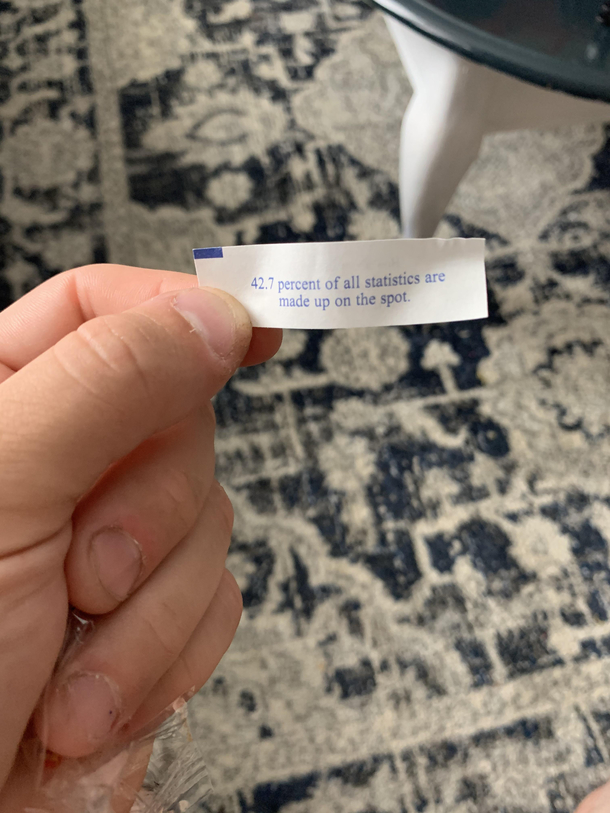 This is probably  percent true