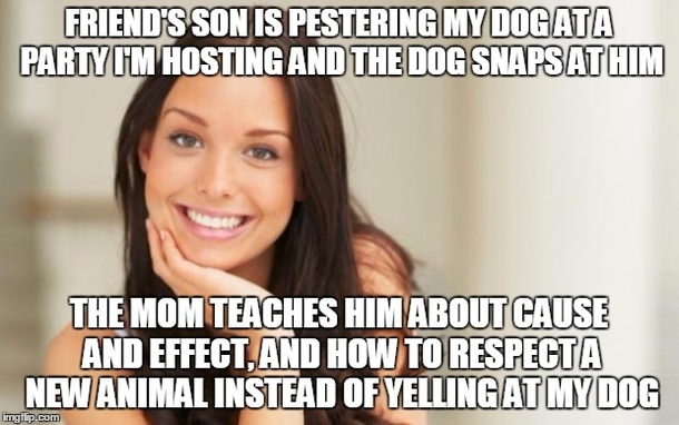 This is so out of the norm parenting these days She gained so much respect from me