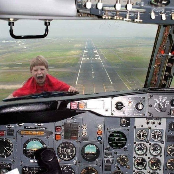 This is taking Take your kid to work day a little too seriously
