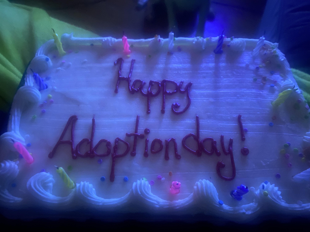 This is the cake my dad got for my birthday