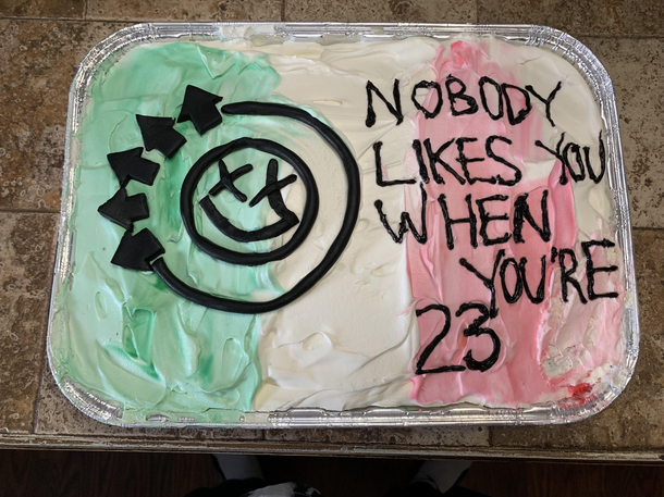 This is the cake my girlfriend made me for my birthday