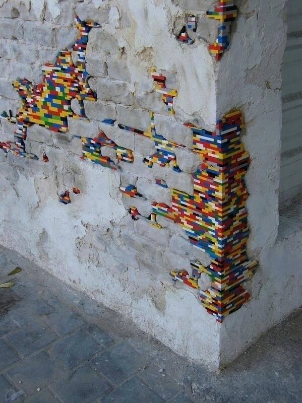 this is the correct way to patch up a wall solid as a rock