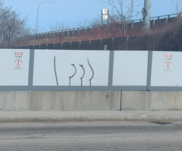 This is the kind of graffiti I could get behind