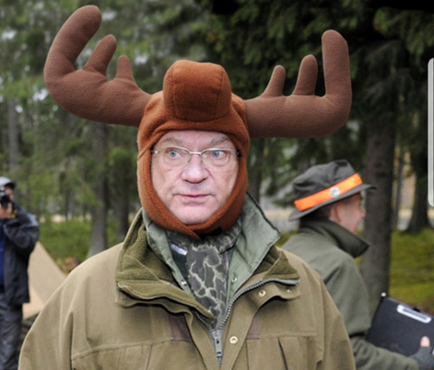 This is the king of Sweden There are countless of pictures with him wearing silly hats