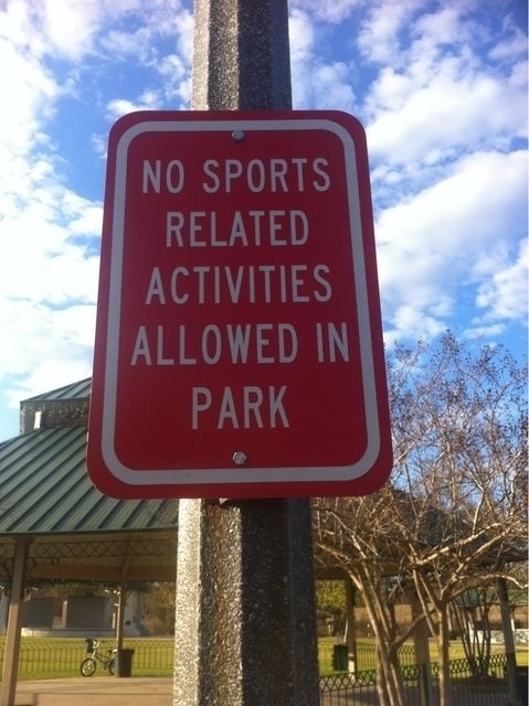 This is the least fun park Ive been to