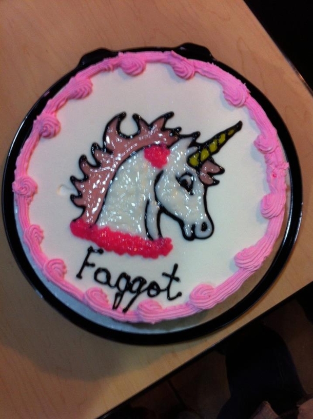 This is what happens when you ask your big brother to get you an ice cream cake