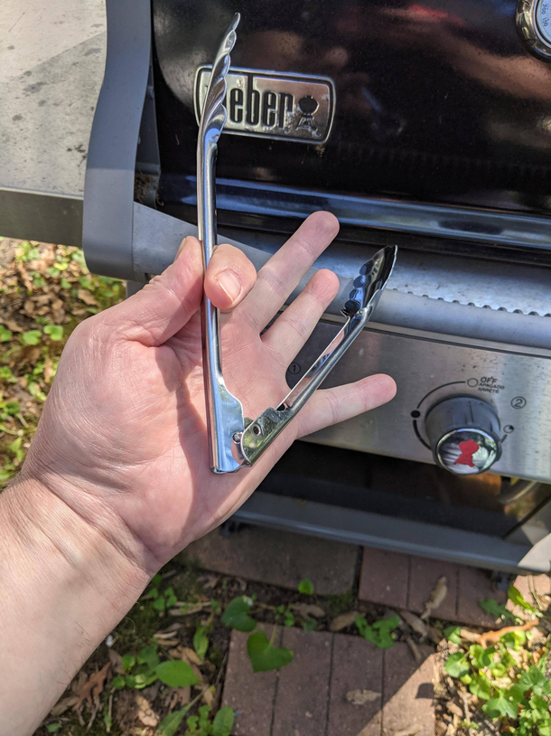 This is why you always test you tongs with a Click Click Meme Guy