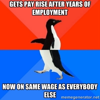 This just happened to me I have been working at this place longer than everyone 