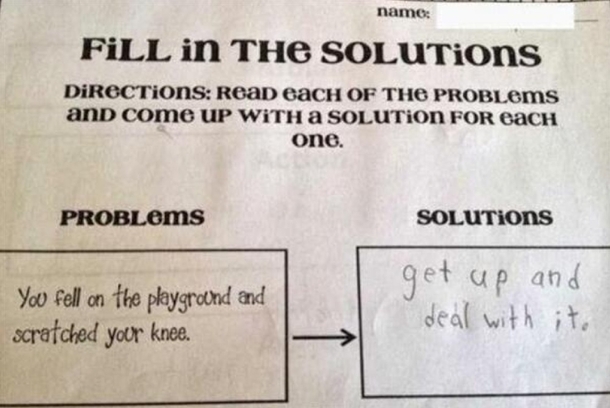This kid has already figured out what the majority of people spend most of their lives trying to figure out