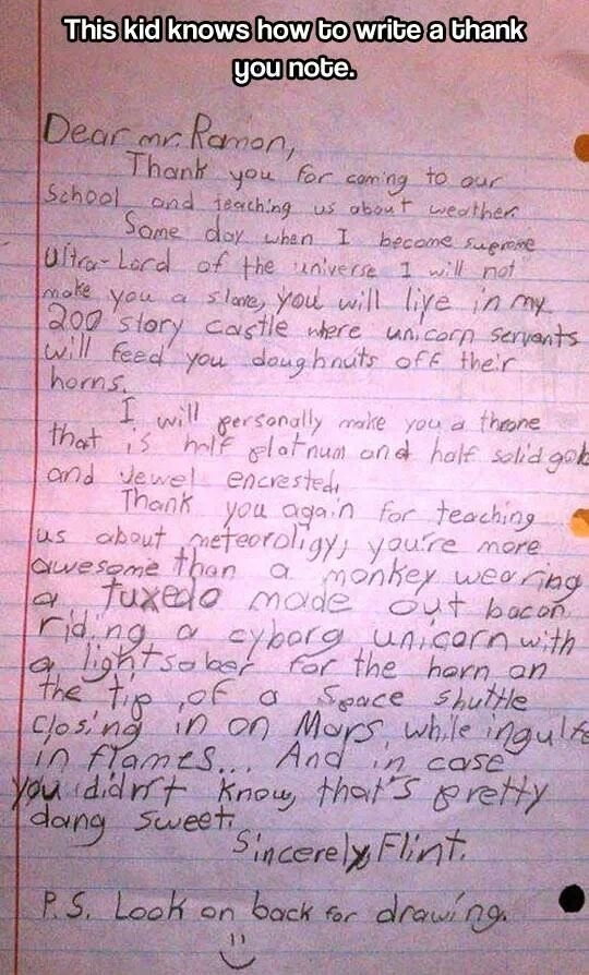 This kid is going places