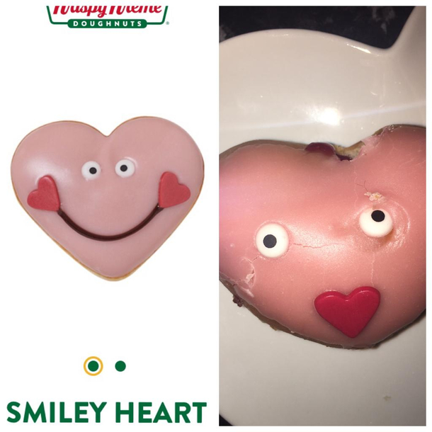 This Krispy Kreme valentines day donut