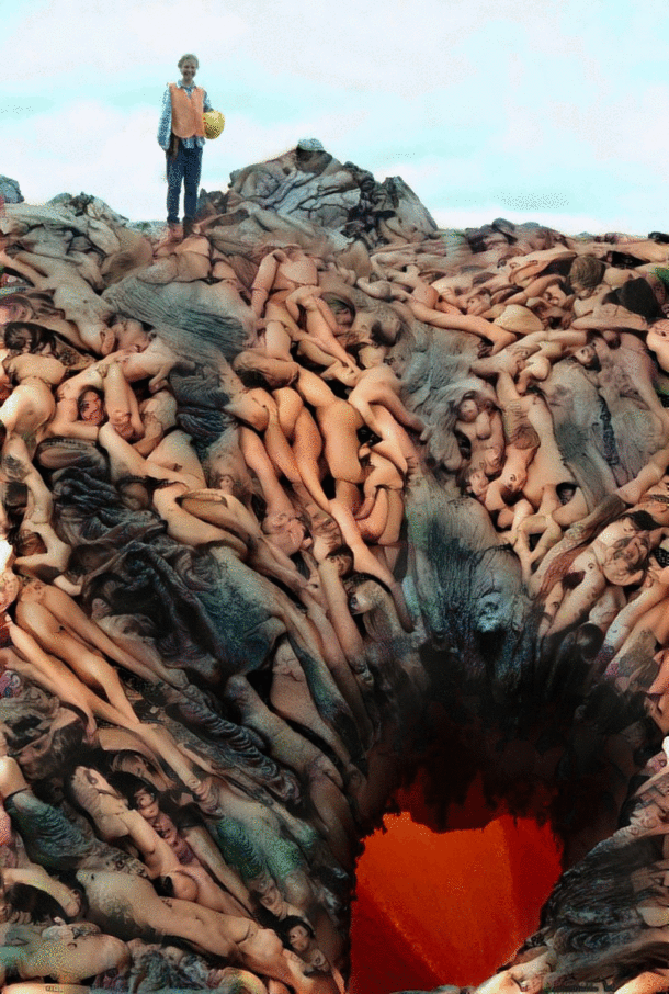 This lava is a pile of limbs