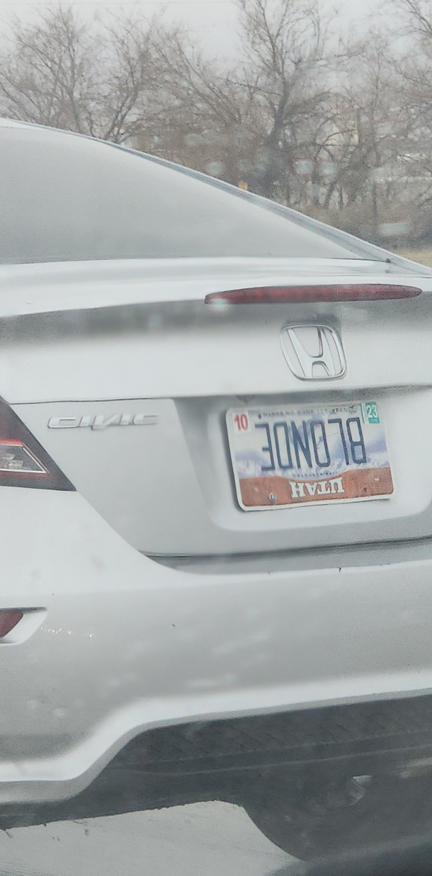 this license plate