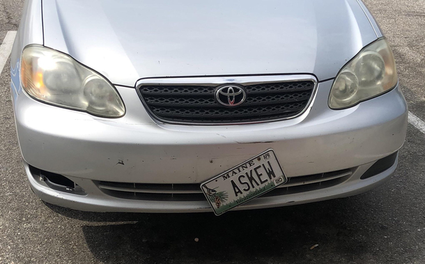 This license plate I came across today