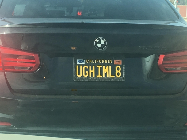 This license plate I found