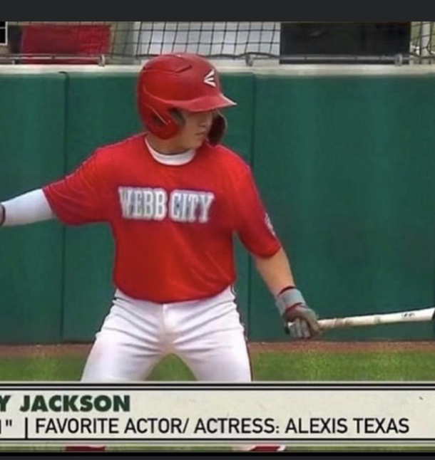 This little league player has that dawg in him