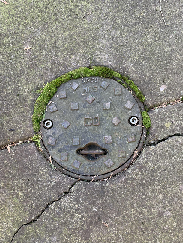 This manhole cover 