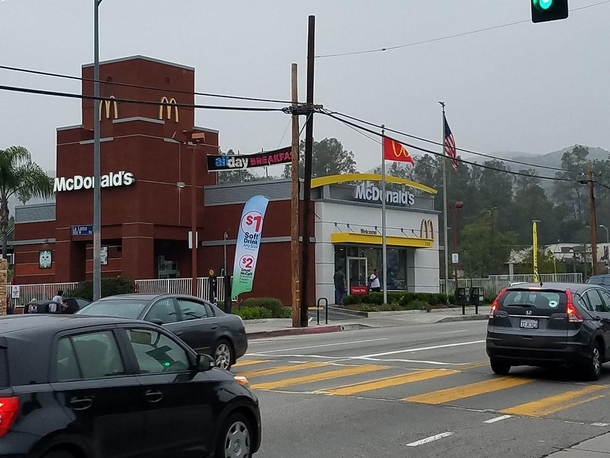 This McDonalds seems to be in distress