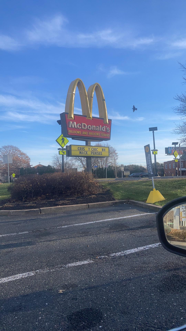 This McDonalds sign in the hood of Springfield MA