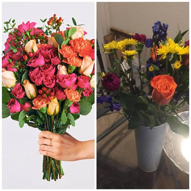 This mothers day bouquet I ordered