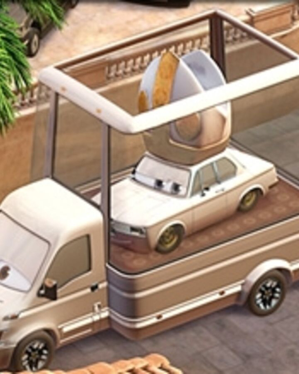 This movie had a car pope Was ther a car jesus How do you hang a car on a cross