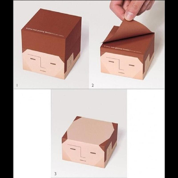 This notepads history is like your hairs