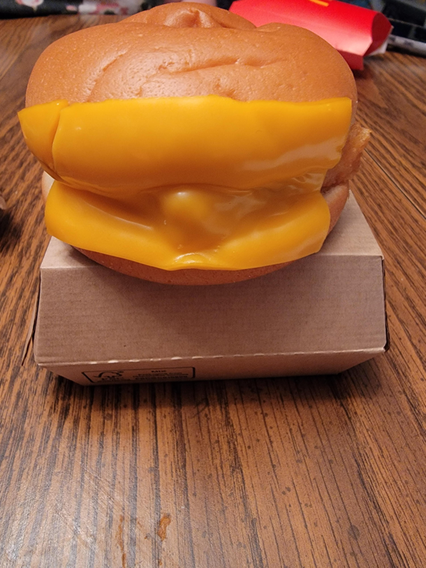 This obscene looking Filet o Fish